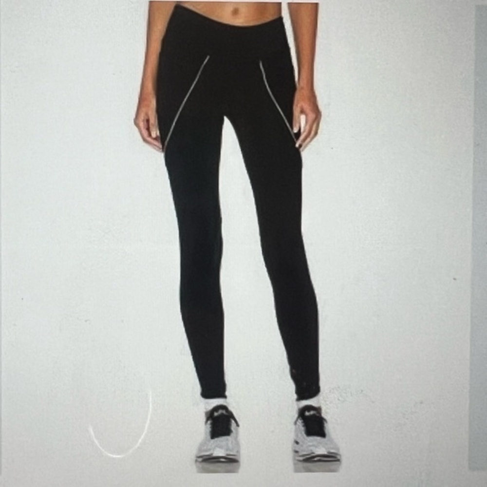 Vimmia high waist legging grey/Black pink trim‎ x-small